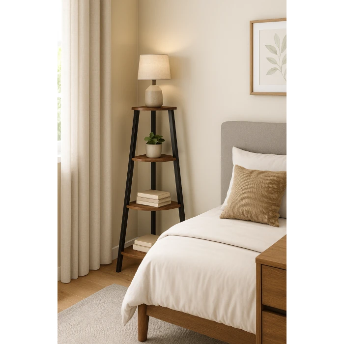 Этажерка Costway Leo угловая в стиле Loft