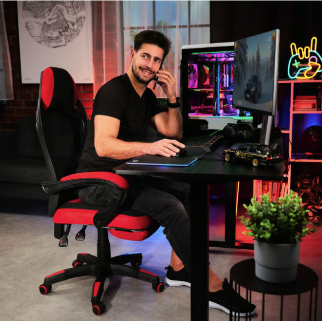 Геймерське крісло Di Volio Sporte червоний