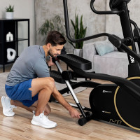 Орбитрек Hop-Sport HS-250CF Jucon черно-золотистый