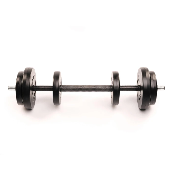 Гантелі Elitum 2х21кг + подовжувач грифа для штанги