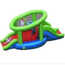 Надувной Costway Castillo двойной баскетбольный дом (без вентилятора)