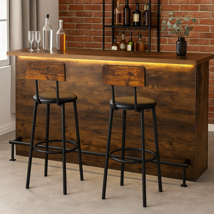 Барный стул Leobert Crash 2 штуки в стиле Loft