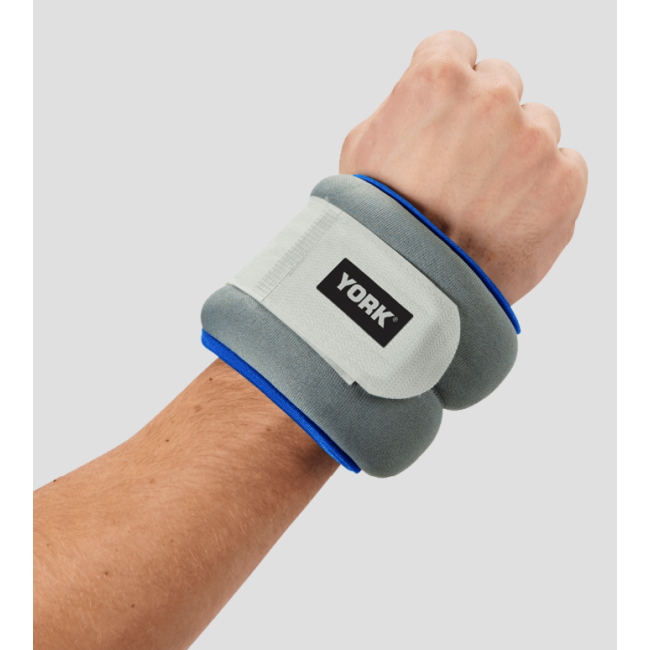 Обважнювачі York Fitness Soft для рук і ніг 2х1,5кг сірий