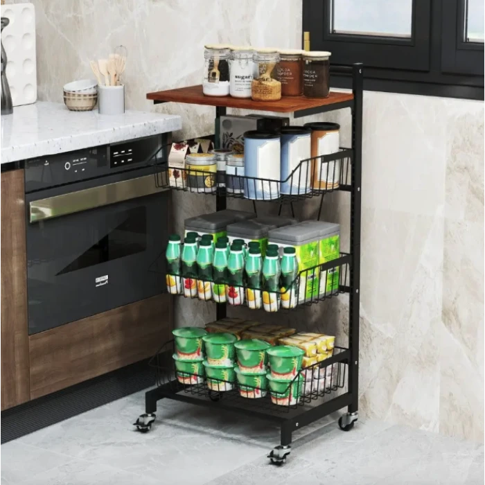 Стелаж Costway Vroda мобільний в стилі Loft