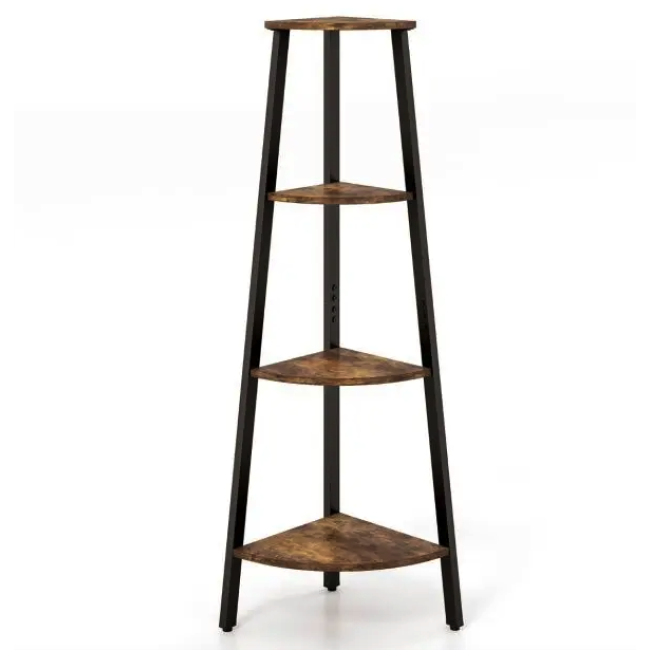 Этажерка Costway Leo угловая в стиле Loft