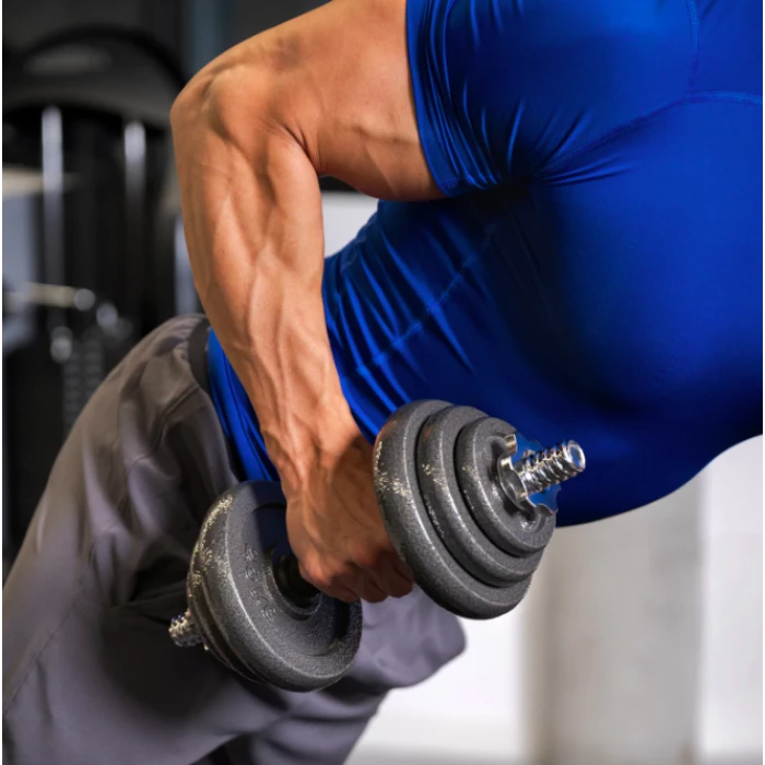 Набор гантели в кейсе Gymtek чугунные 2х10кг.