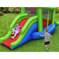 Надувний Costway Castillo подвійний баскетбольний будинок (без вентилятора)