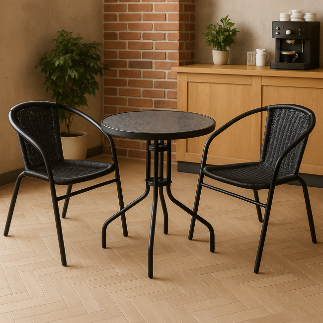 Садові меблі Chomik Bistro New стіл та 2 стільці