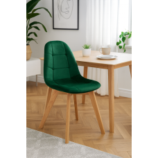 Крісло Leobert Bora оксамитове темно-зелений