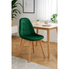 Кресло Leobert Bora бархатное темно-зеленый