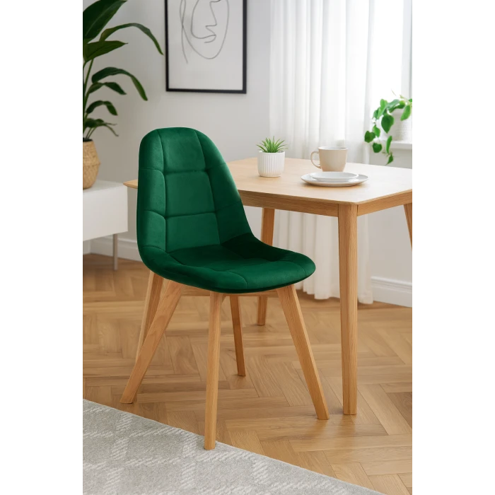 Кресло Leobert Bora бархатное темно-зеленый