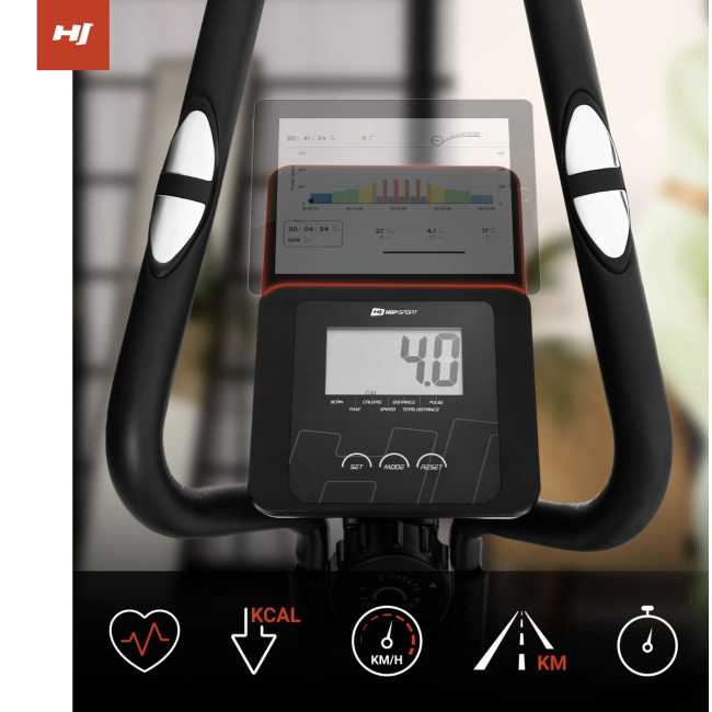 Орбітрек магнітний Hop-Sport HS-450B Dynamic чорно-золотистий