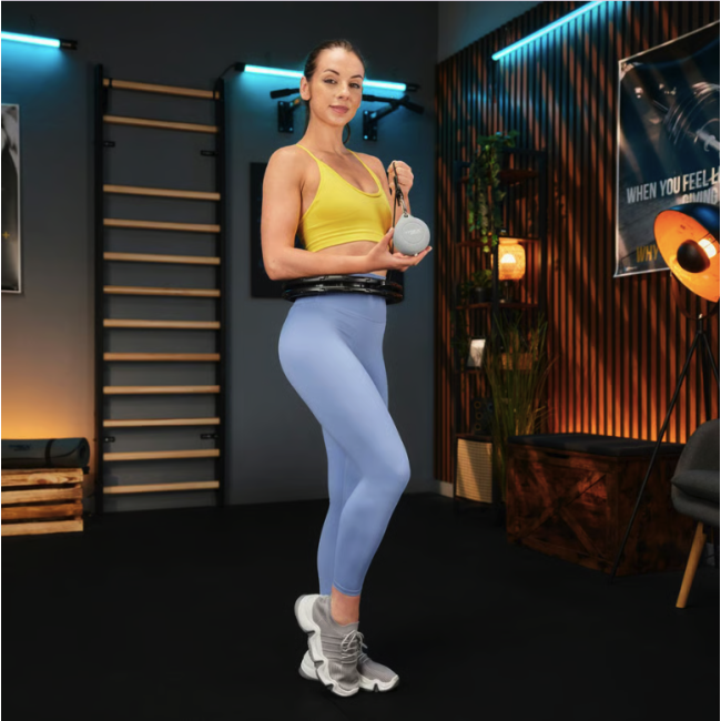 Хулахуп Trex Sport TX-010CHH масажний з обважнювачем чорний