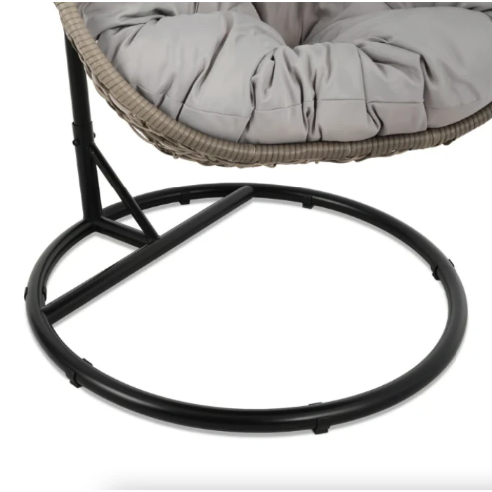 Подвесное кресло-кокон Di Volio Bacoli одноместное серый