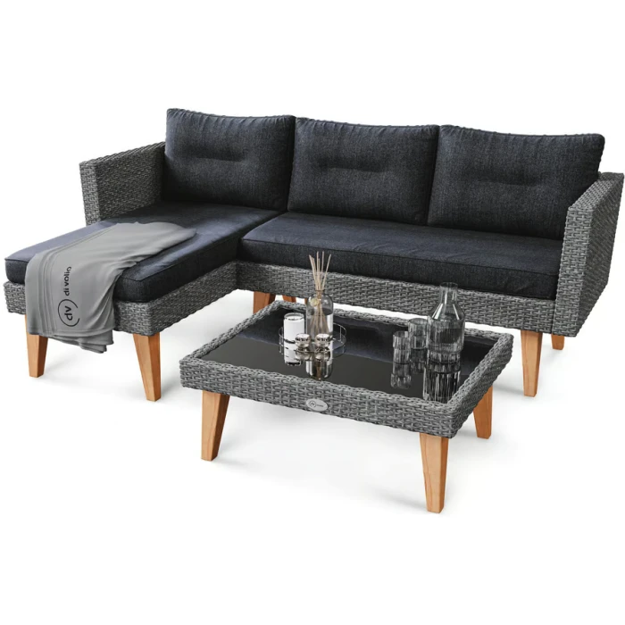 Комплект мебели для сада Di Volio Imola графит