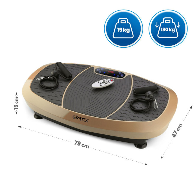 Вібраційна платформа Gymtek 3D XP750 золотий