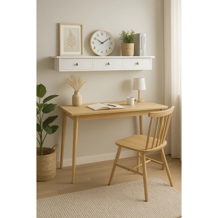 Полка настенная Leobert Corner три ящика белый