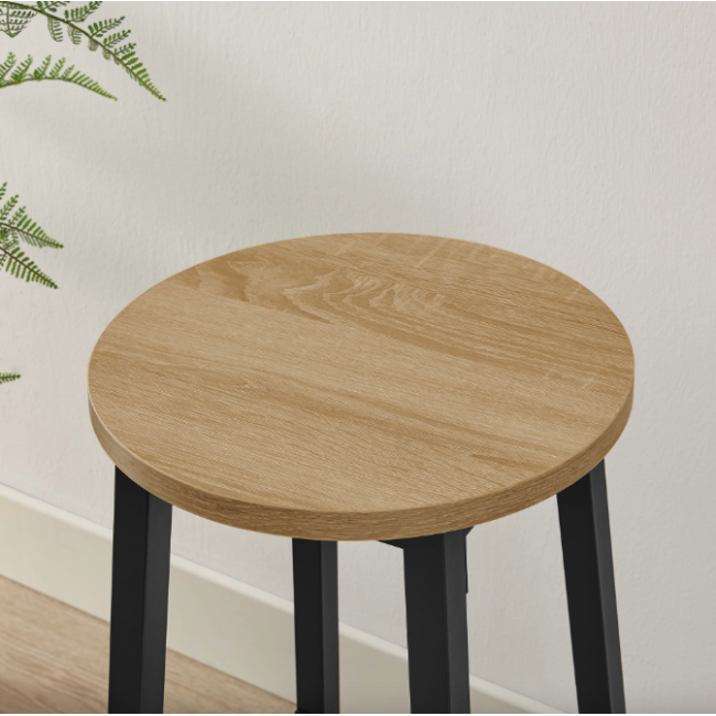 Барный стул Leobert Halmar 2 штуки в стиле Loft натуральный