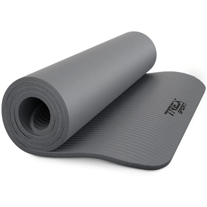 Коврик для йоги Trex Sport TX-018NGM NBR 1см 180х60 серый