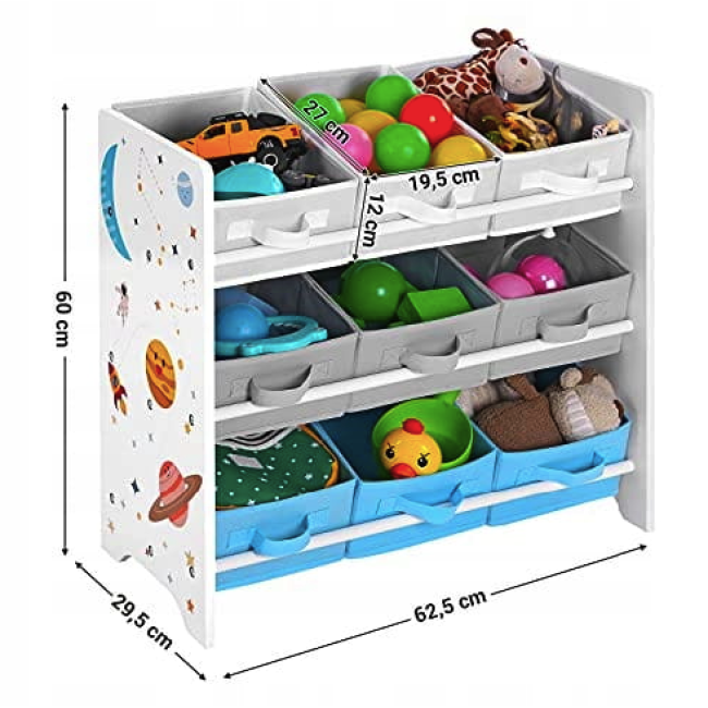 Органайзер для игрушек Leobert Boiro с выдвижными ящиками