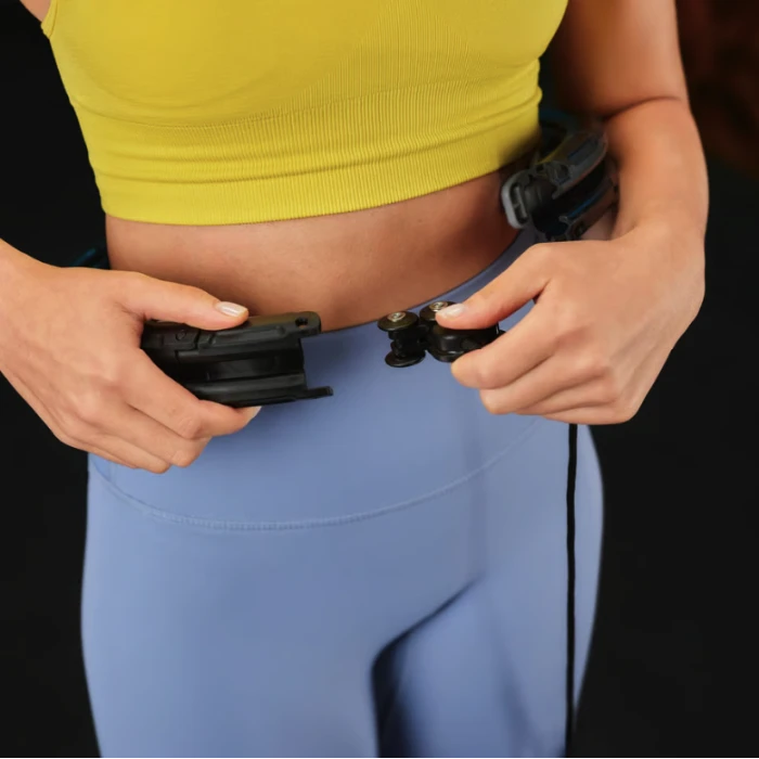 Хулахуп Trex Sport TX-010CHH массажный с утяжелителем черный