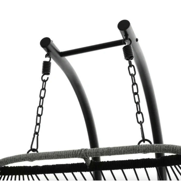 Подвесное кресло-кокон Di Volio Rona двухместное графитовое