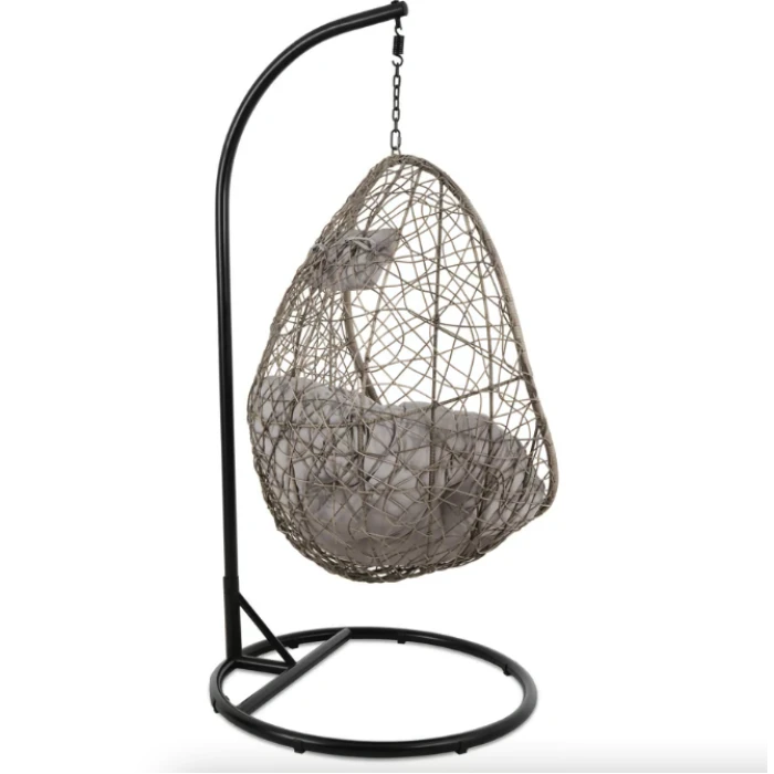 Подвесное кресло-кокон Di Volio Bacoli одноместное серый