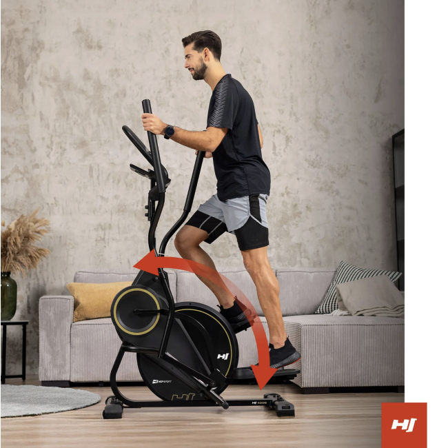 Орбітрек магнітний Hop-Sport HS-450B Dynamic чорно-золотистий