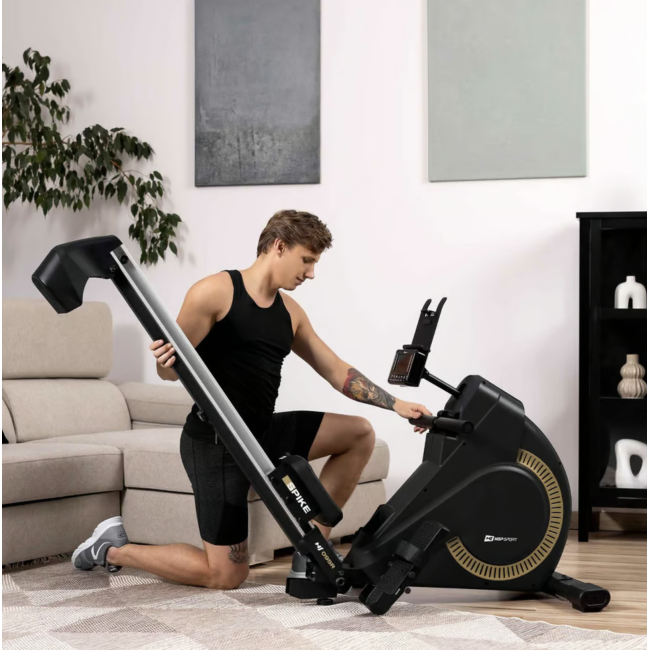 Гребний тренажер Hop-Sport HS-095R Spike золотий