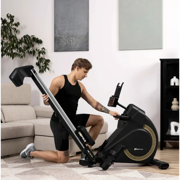 Гребной тренажер Hop-Sport HS-095R Spike золотой