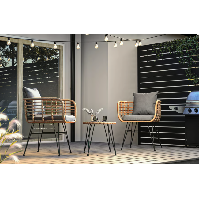 Набор садовой мебели Di Volio Savio бежевый/темно-серый