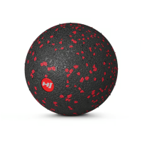 Массажный мяч EPP 80 мм Hop-Sport HS-S008MBR черно-красный