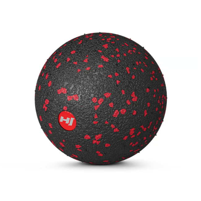 Массажный мяч EPP 80 мм Hop-Sport HS-S008MBR черно-красный