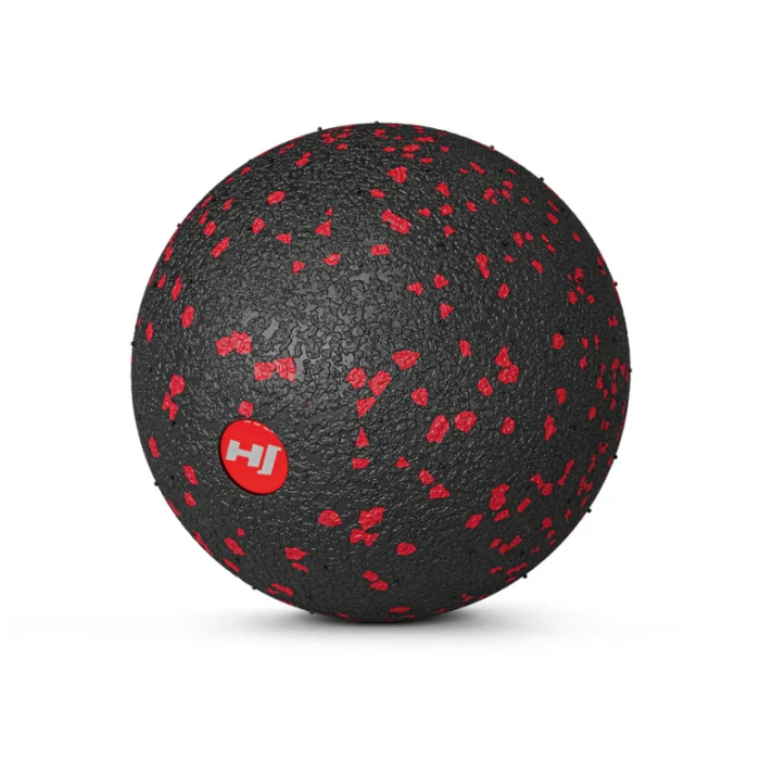 Масажний м'яч EPP 80 мм Hop-Sport HS-S008MBR чорно-червоний