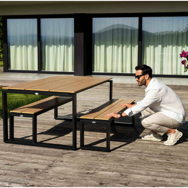 Садовая скамейка (на кладбище) Di Volio Pisa 160см 2 штуки бежевый