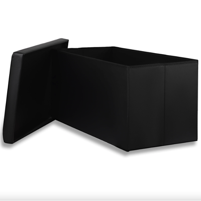 Пуф Leobert Mery 97 л экокожа черный