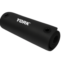 Мат для фітнесу з отворами York Fitness NBR 1см чорний