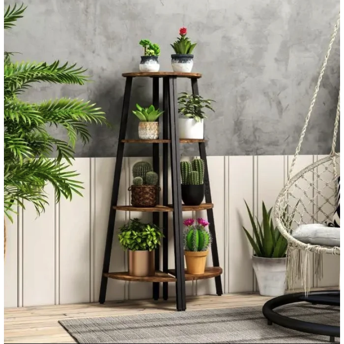 Этажерка Costway Leo угловая в стиле Loft