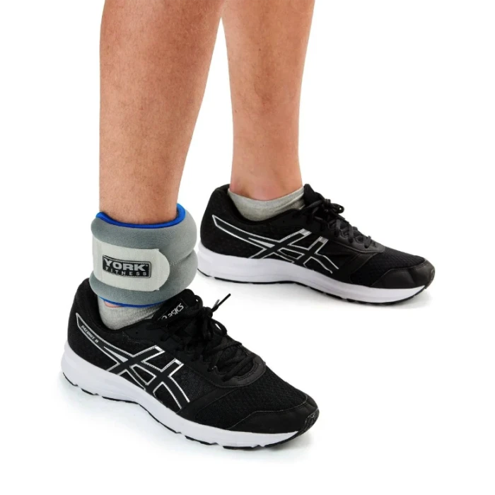 Утяжелители York Fitness Soft для рук и ног 2х1,5кг серый