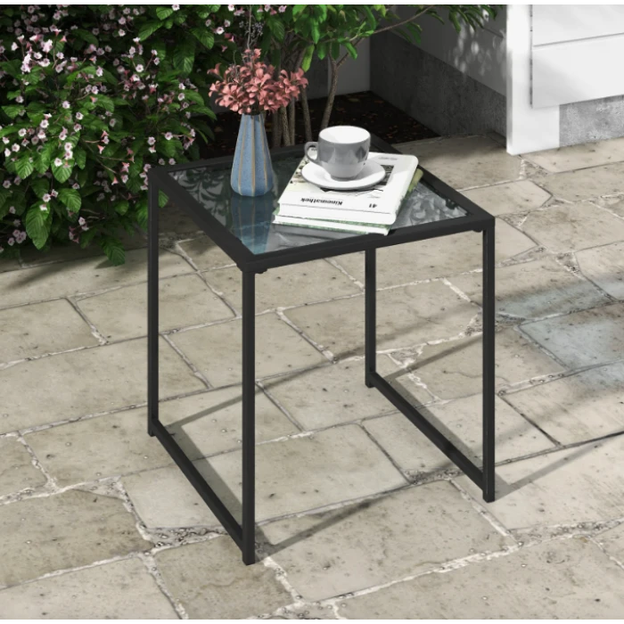 Садовый стол Costway Trotten с металлическим каркасом