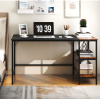 Компьютерный стол Costway Tiffany с двумя полками в стиле Loft