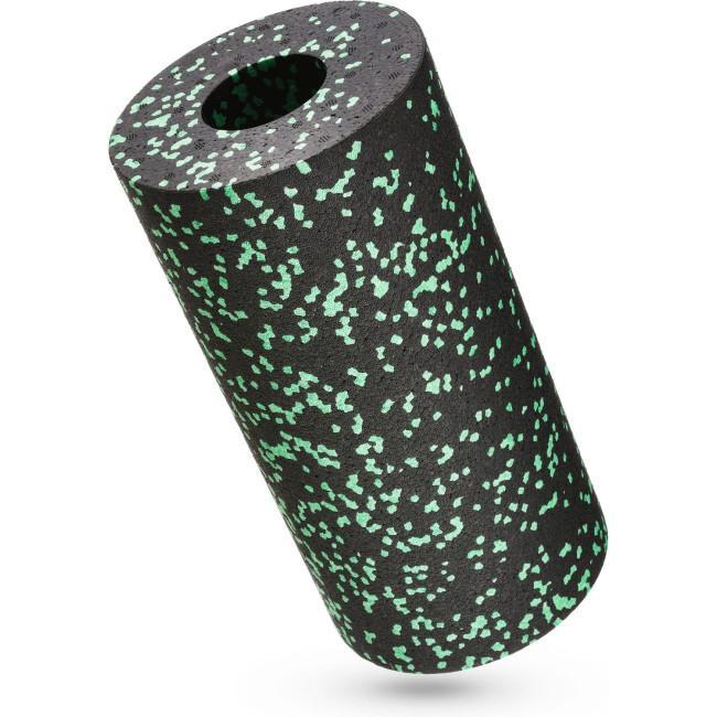 Масажний ролик Gymtek для йоги та фітнесу EPP 30*15см чорно-зелений