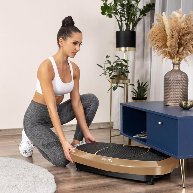 Вібраційна платформа Gymtek 3D XP750 золотий