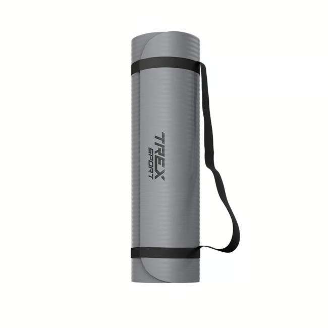 Коврик для йоги Trex Sport TX-018NGM NBR 1см 180х60 серый