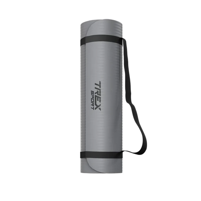 Коврик для йоги Trex Sport TX-018NGM NBR 1см 180х60 серый