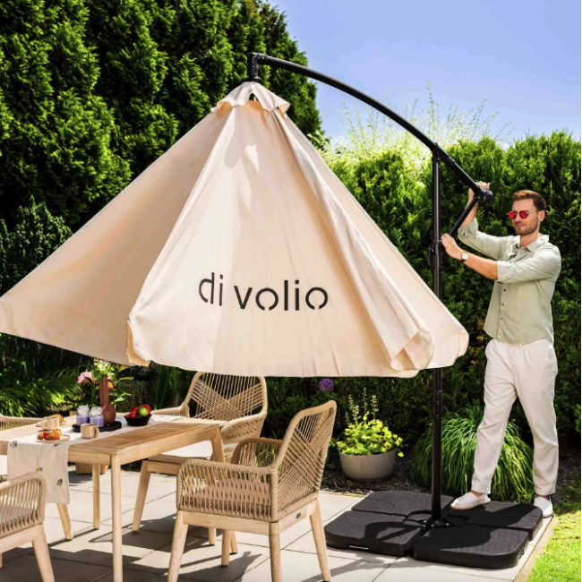Зонтик садовый Di Volio EMPOLI 300см бежевый