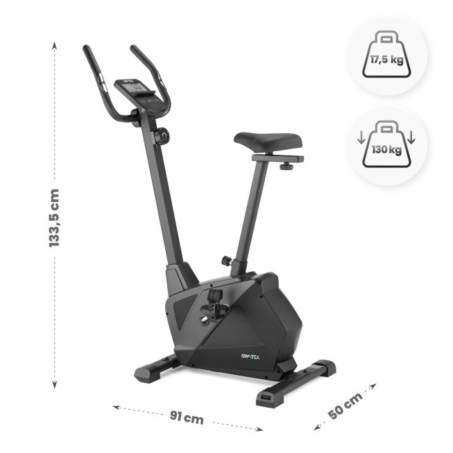 Велотренажер Gymtek XB1300 черный магнитный