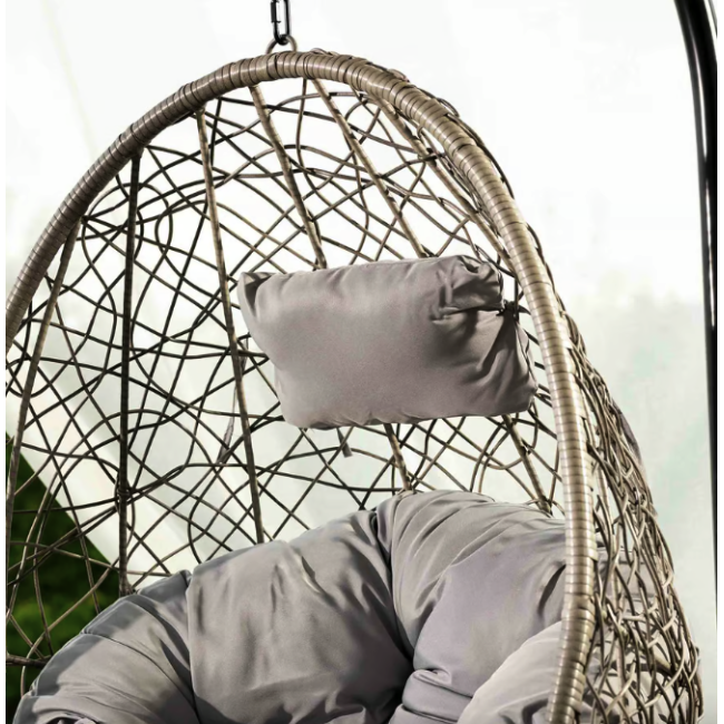 Підвісне крісло-кокон Di Volio Bacoli одномісне сірий