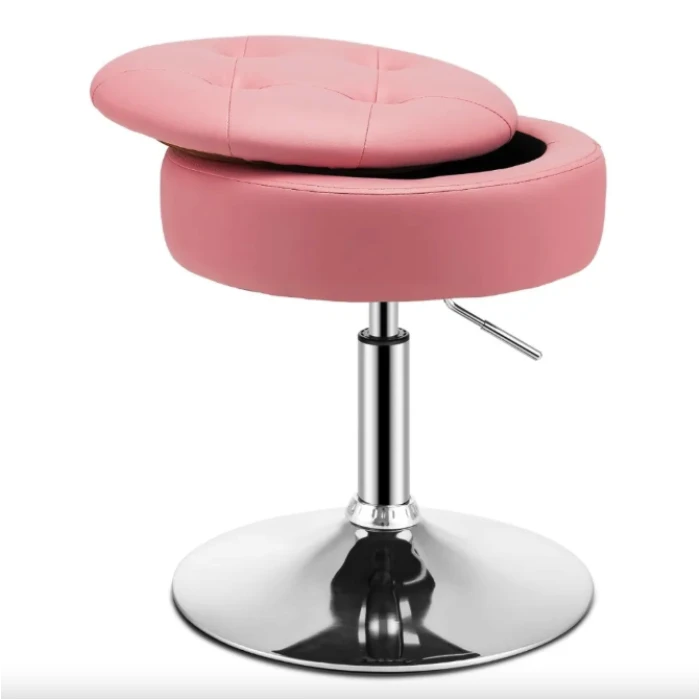 Крісло трансформер Costway Meri з місцем для зберігання рожевий