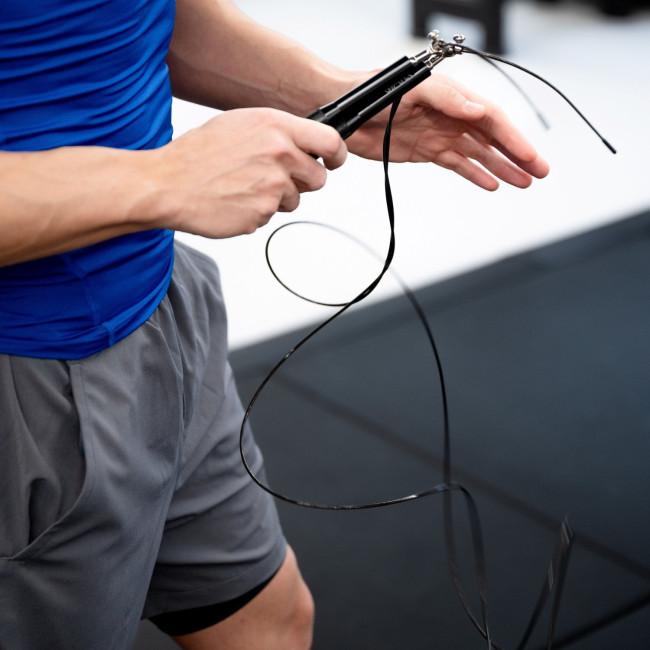 Скакалка Gymtek швидкісна чорна